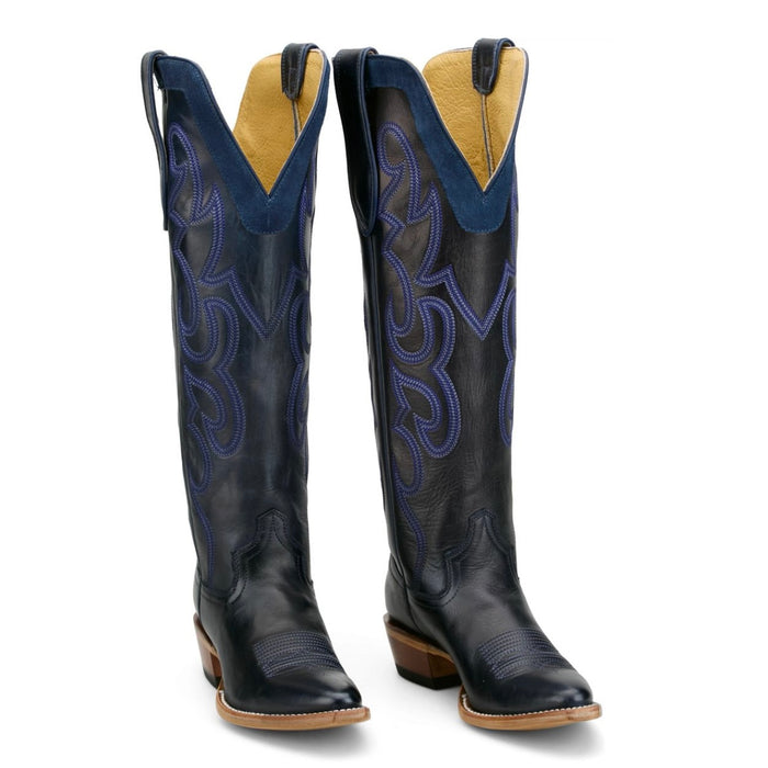 Justin ADA Blue 17" Western Cowgirl Boot