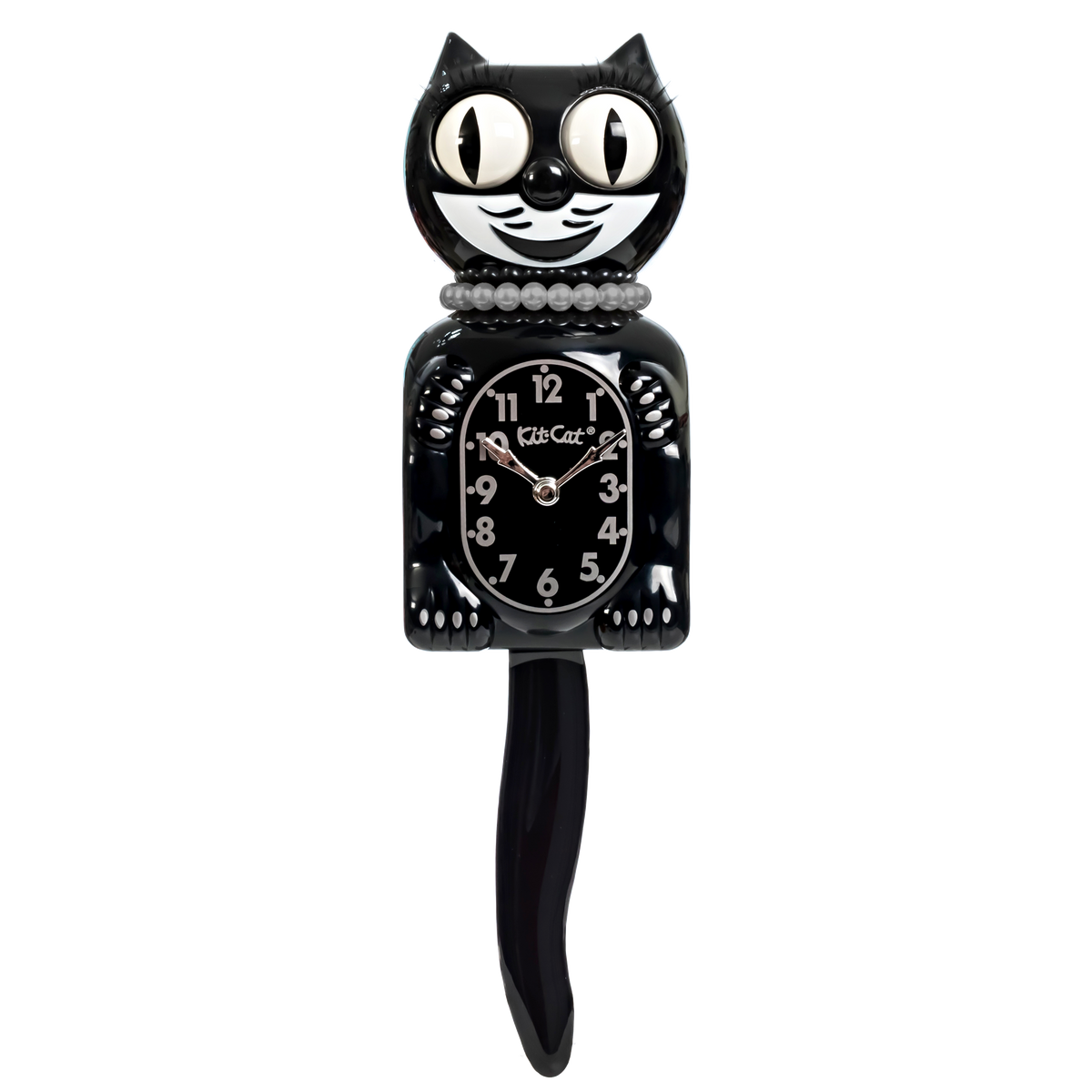 Retro Black Lady Kitchen Edition Kit-Cat Klock