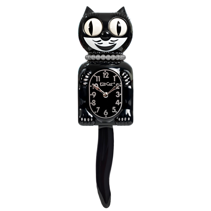 Retro Black Lady Kitchen Edition Kit-Cat Klock