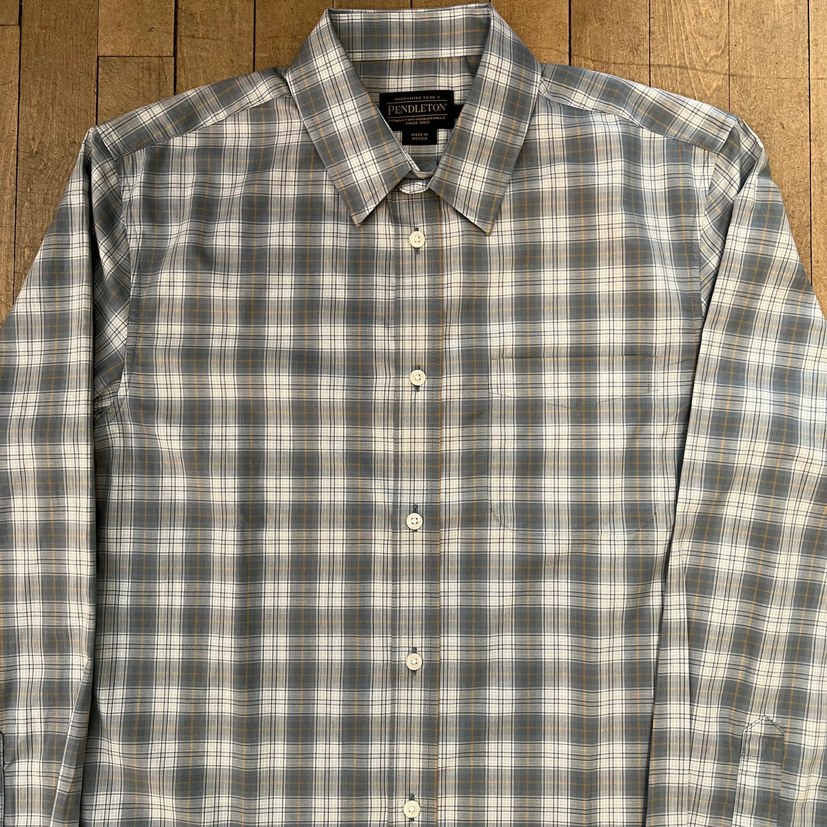 MEN’S PENDLETON PLAID COTTON SHIRT