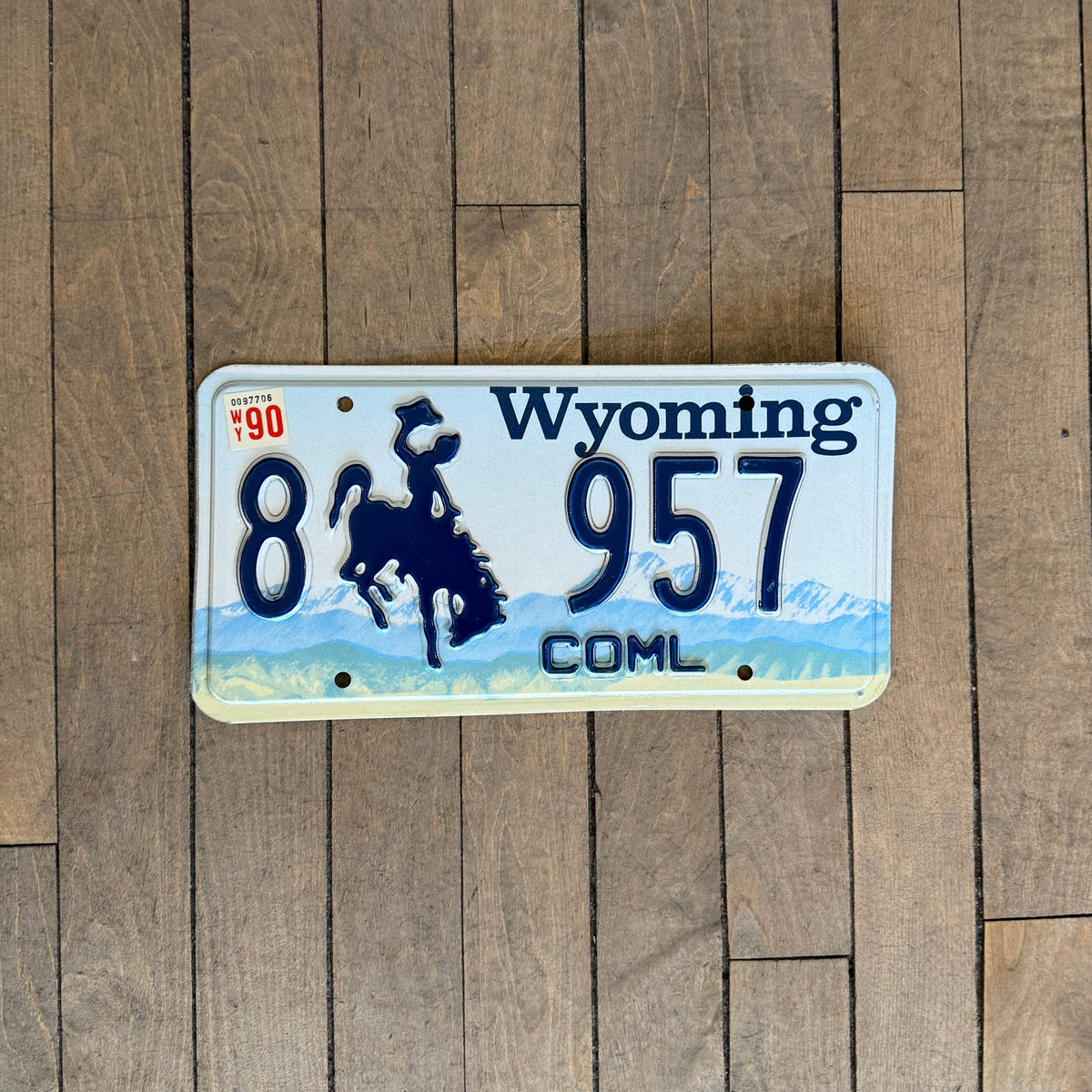 Wyoming License Plate