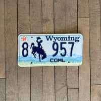 Wyoming License Plate