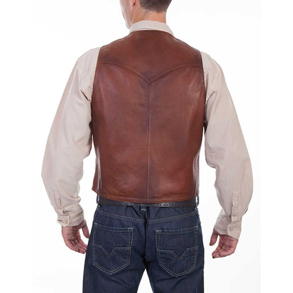 Scully Mens Classic Western Leather Vest