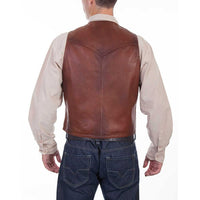 Scully Mens Classic Western Leather Vest
