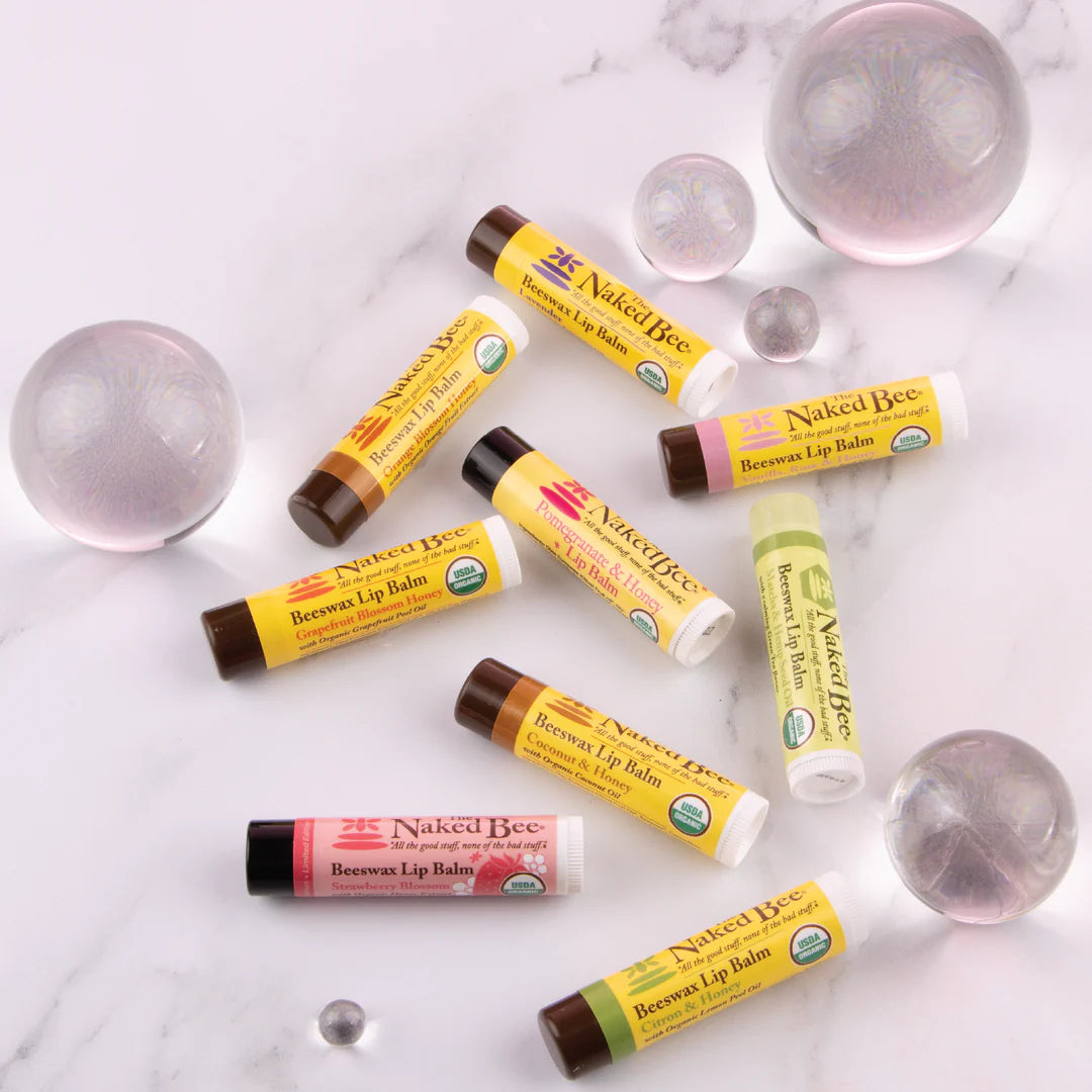 The Naked Bee Organic Vanilla Rose & Honey Lip Balm