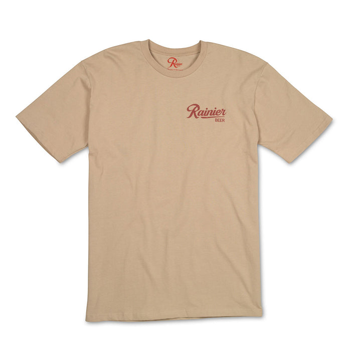 Rainier Beer Sasquatch Print T-Shirt