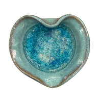 Handmade Mini Heart Glass Dish