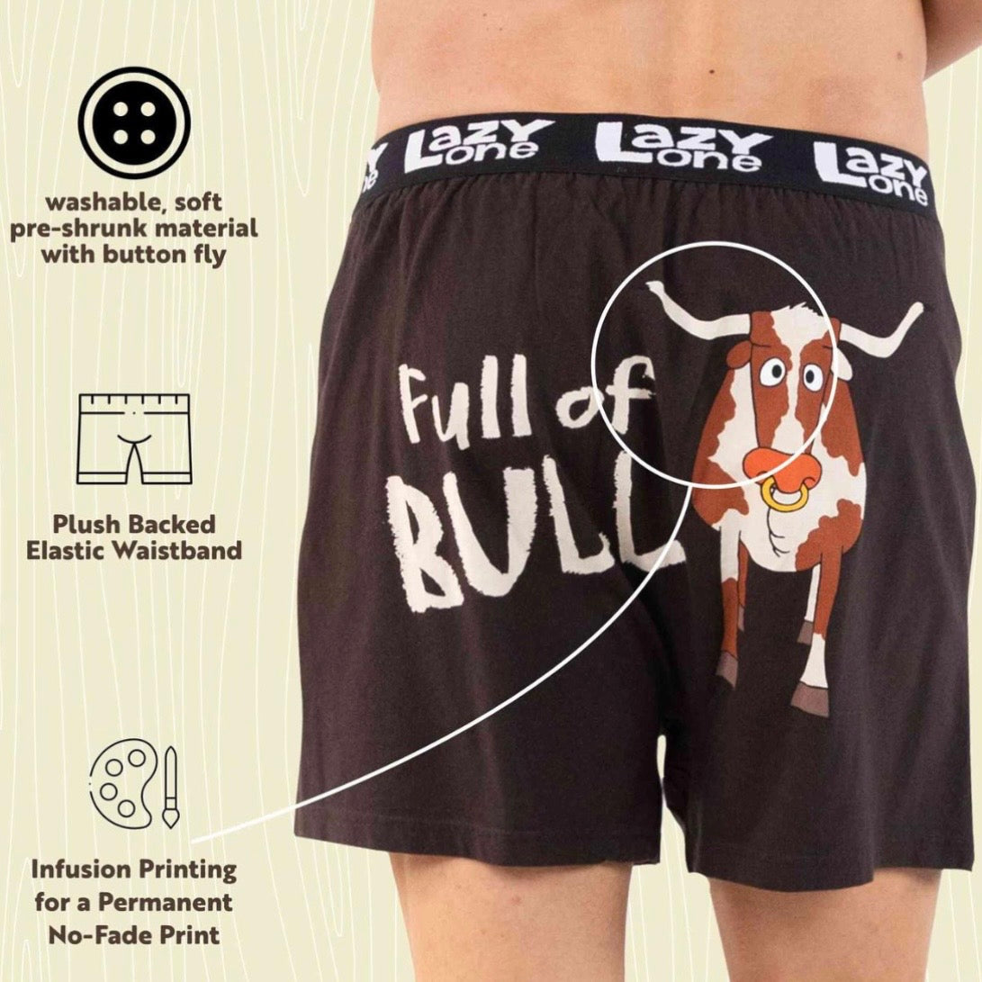 Lazy One Full Of Bull Boxers