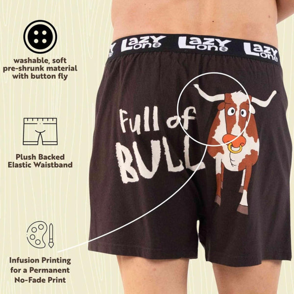 Lazy One Full Of Bull Boxers