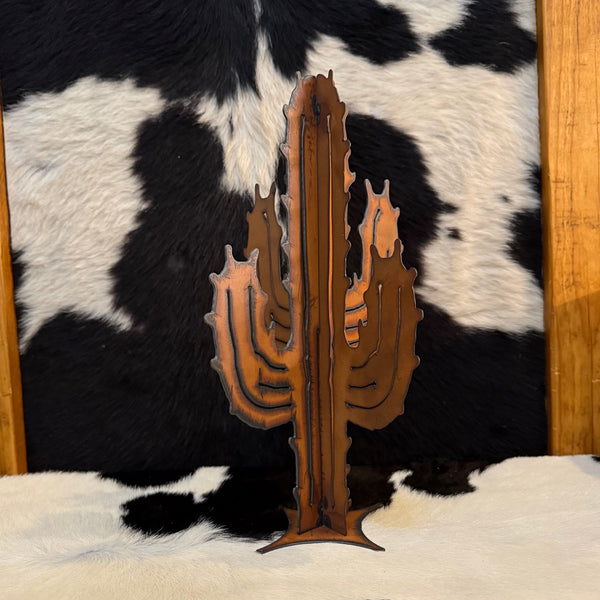 Metal Saguaro Yard Art