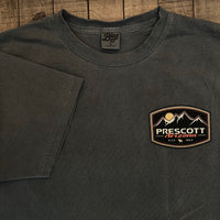 Olive Green Mountain Scene With Elk T-Shirts