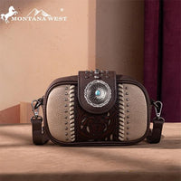 Montana West Tooled Concho Crossbody Bag