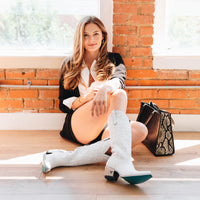 Lane Smokeshow Boot White Size 9.5