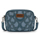 Wrangler Horseshoe Cutout Double Zip Crossbody Bag