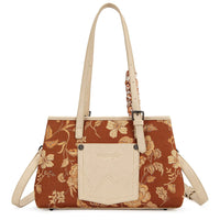 Wrangler Floral Braided Scarf Tote Crossbody Bag
