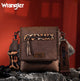 Wrangler Whipstitch Leopard Print Crossbody