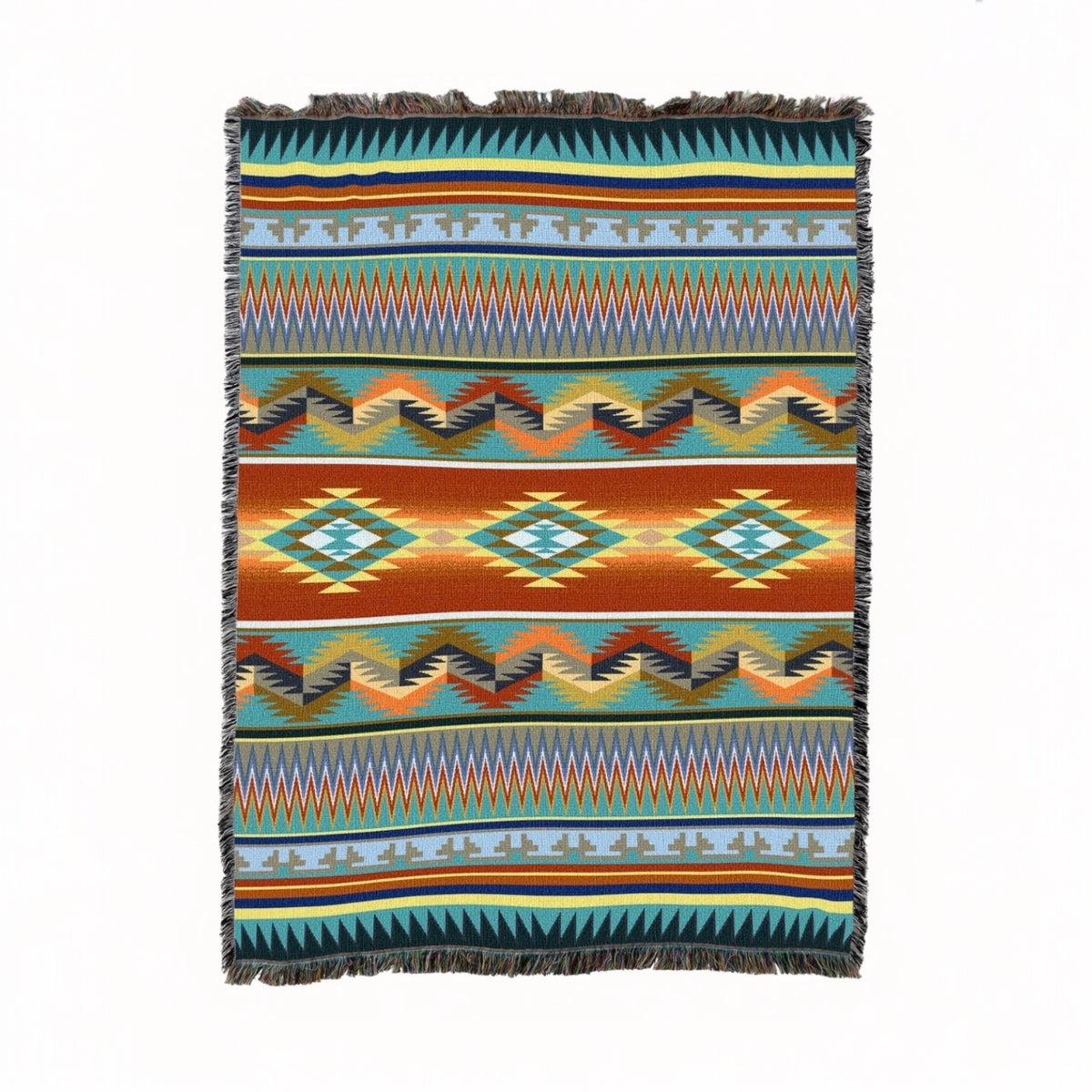 Sandoval Sky Blanket- Southwest - Cotton Woven Throw Blanket