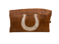 Cowhide Cosmetic Bag