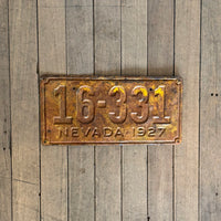 Nevada License Plate