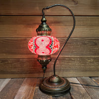 Handmade Half a Heart Turkish Lamps - Pink
