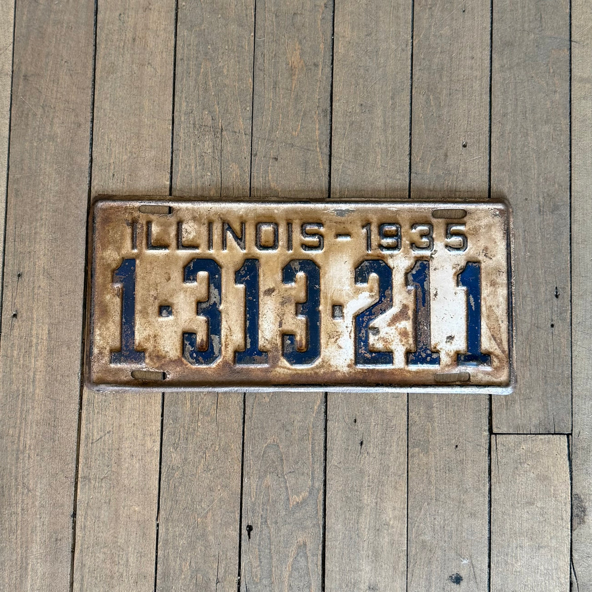 Illinois License Plate