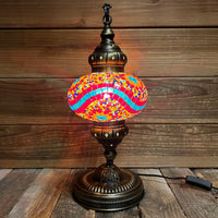 Handmade Half a Heart Turkish Lamps - Multicolored