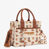 Wrangler Rodeo Icons Canvas Tote Bag