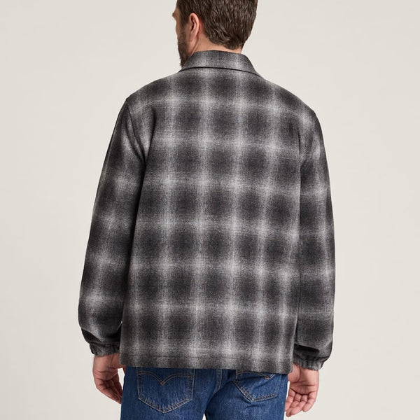 Men's Quilted Wool Coaches Jacket