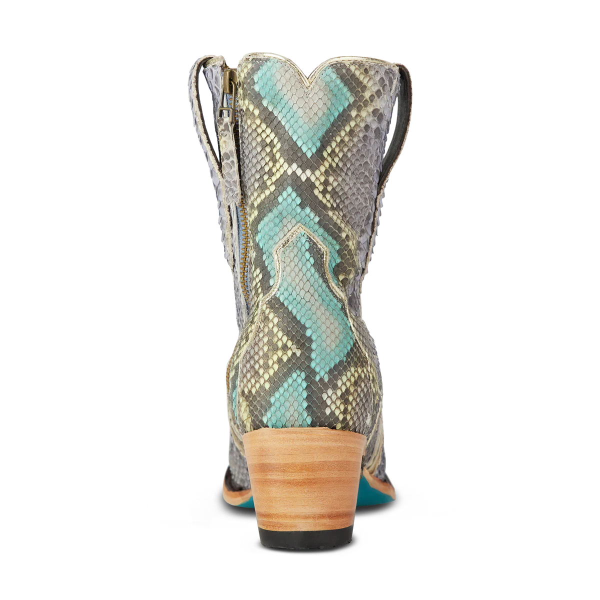 VICKSON EXOTIC BOOTIE - BLUE WATERCOLOR