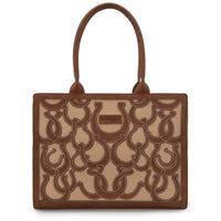 Wrangler Horseshoe Cutout Large Tote Bag