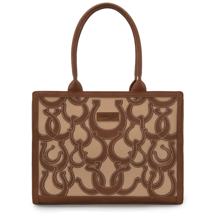 Wrangler Horseshoe Cutout Large Tote Bag