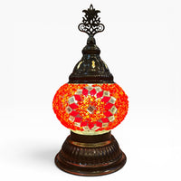 3” Turkish Table Lamp Red