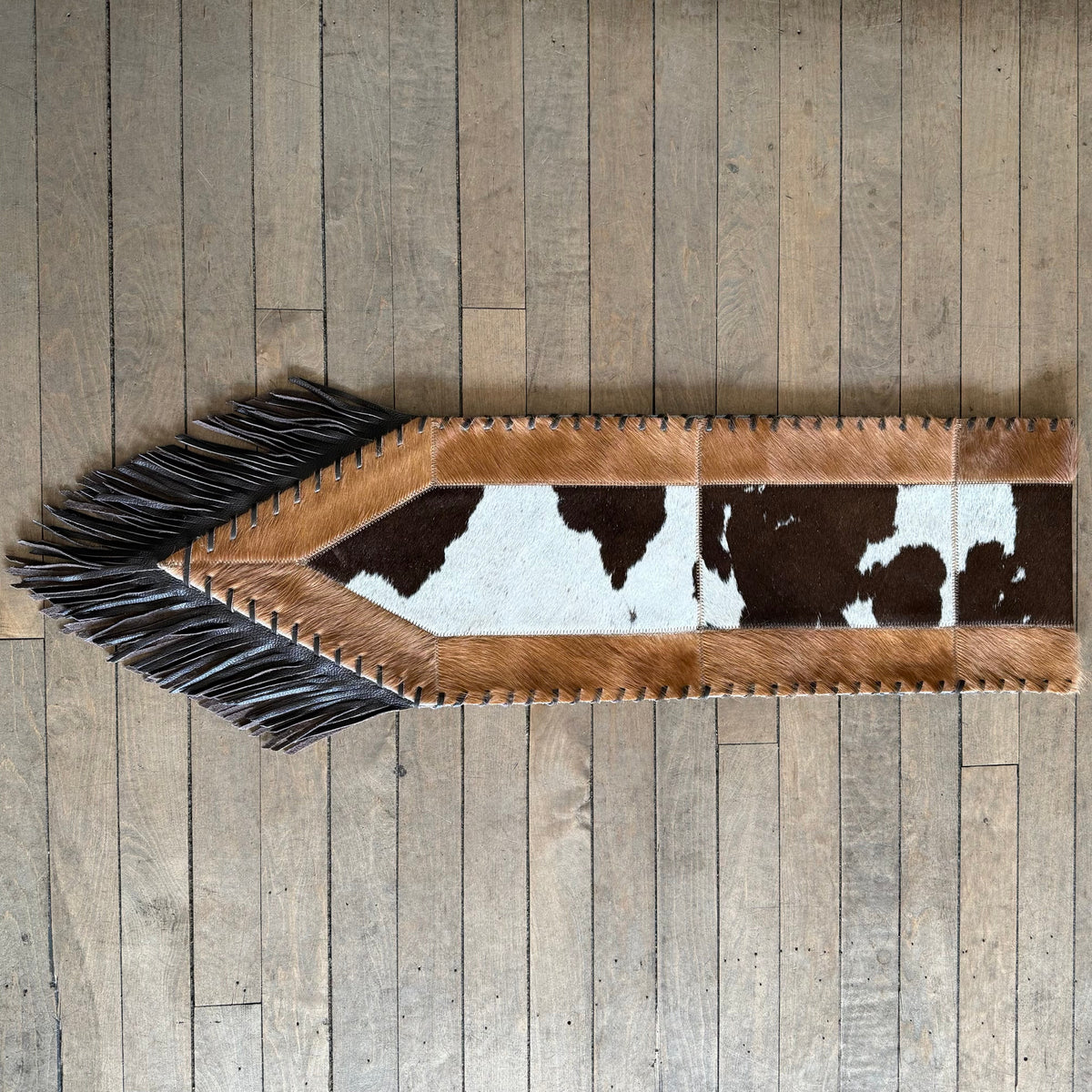 Medium Cowhide Table Runner- Plain