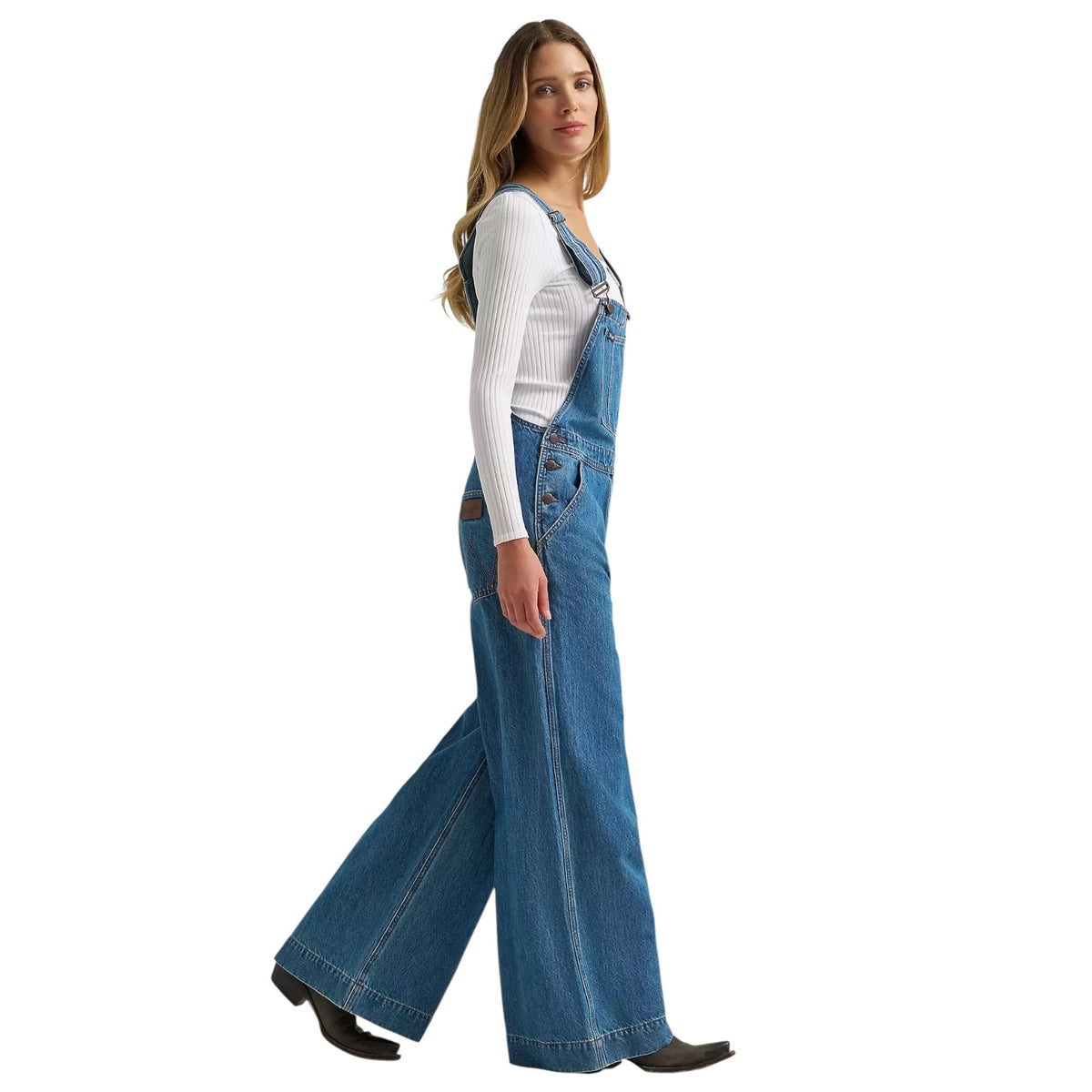 Woman’s Wrangler Retro Bailey Wide Leg Overalls