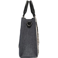 Wrangler Contrast Stitch Chevron Hobo Tote Bag