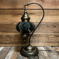 Handmade Half a Heart Turkish Lamps - Green