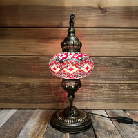 Handmade Half a Heart Turkish Lamps - Pink