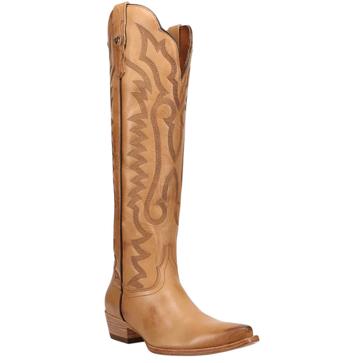 Women's Heartland Leather Dan Post Boots Tan