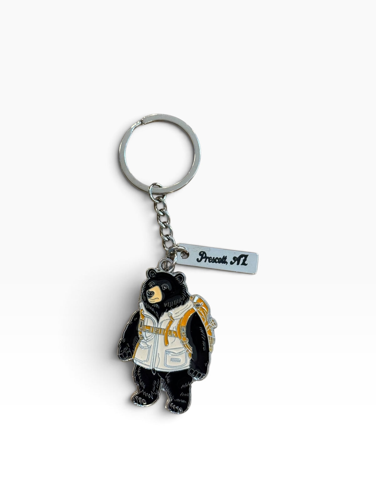 Prescott Arizona Backpack Bear Keychain