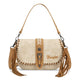 Wrangler Braided Tassel Saddle Crossbody Bag