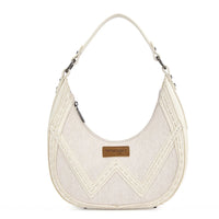 Wrangler Contrast Stitch Chevron Hobo Shoulder Bag