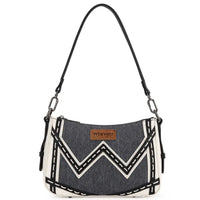 Wrangler Western Chevron Contrast Stitch Saddle Bag