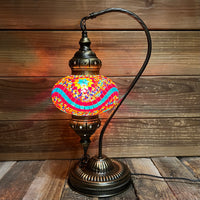 Handmade Half a Heart Turkish Lamps - Multicolored