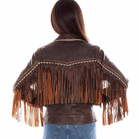 Women's Scully Leather Fringe Jacket