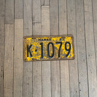 Hawaii License Plate
