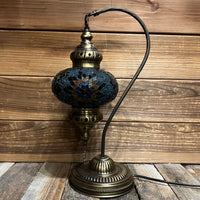 Handmade Half a Heart Turkish Lamps - Dark Multicolor