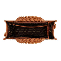 Wrangler Floral Print Braided Tote Bag