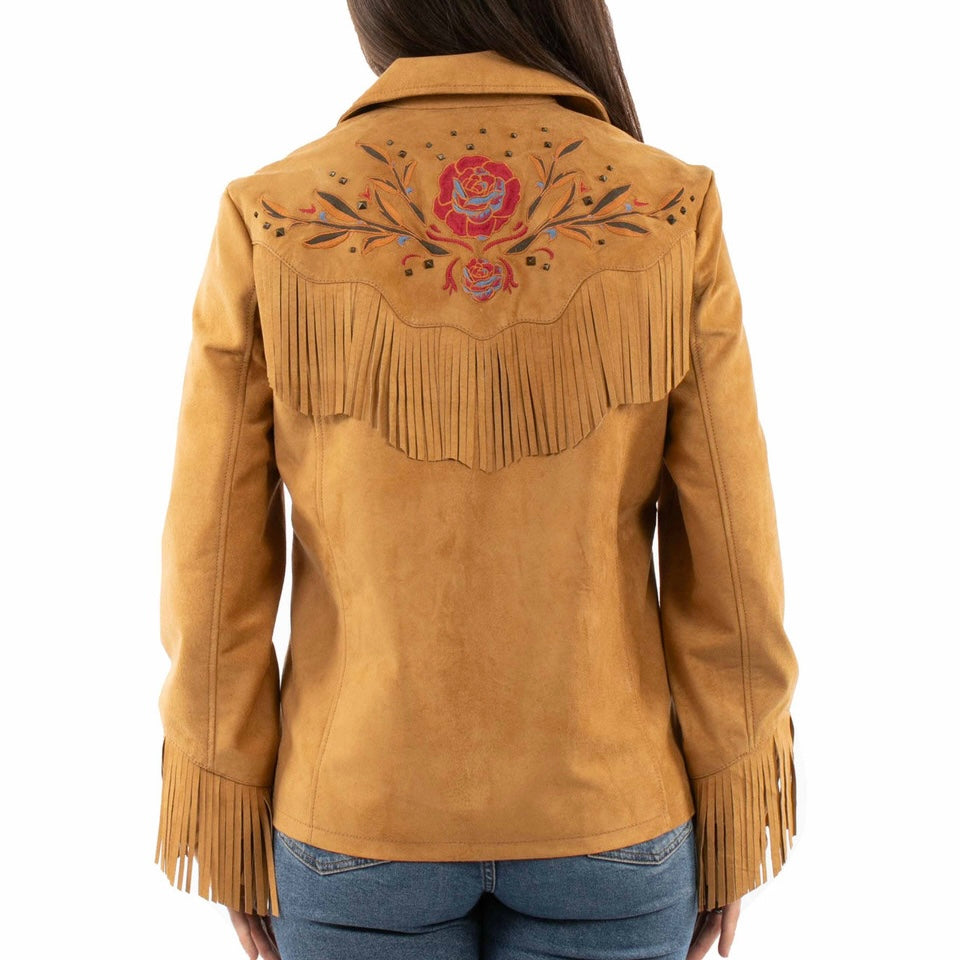 Scully Central Flower Fringe Jacket