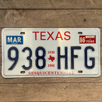 Texas License Plates