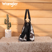 Wrangler Cow Print Satchel Crossbody Purse